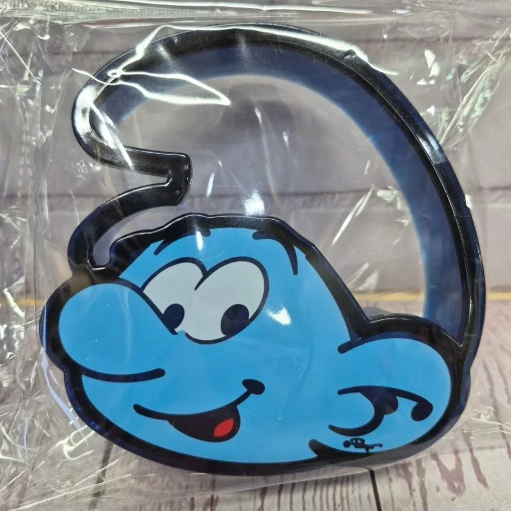 The Smurfs Blue Plastic Fun Shape Bread Crust Cutter,‎ Lot Of 2